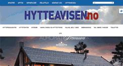 Desktop Screenshot of hytteavisen.no